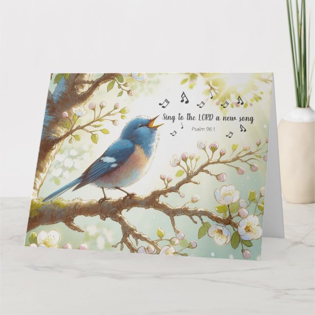 Carte Chantez À L'Éternel Un Nouveau Psaume De Chanson 9 (Devant)