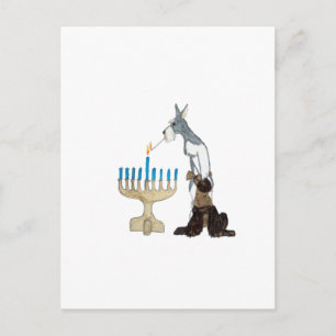 carte chanukah ( Hanoukka )
