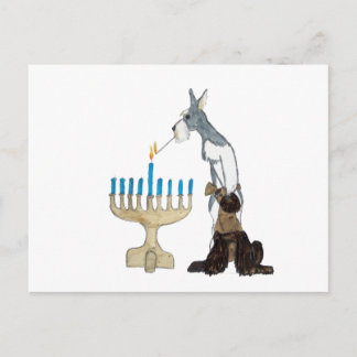 carte chanukah ( Hanoukka )