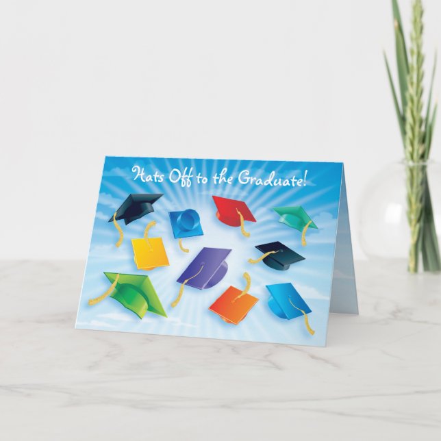 Carte Chapeau au diplômé ! (Devant)