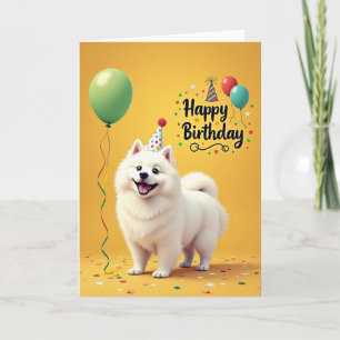 Carte Chapeau de Fête de Chien Joyeux