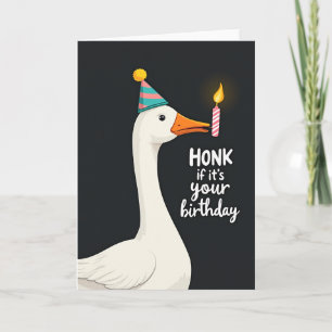 Carte Chapeau de Fête d'Oiseau Festif