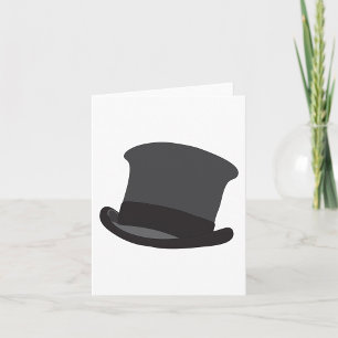 Carte Chapeau noir classique Steampunk Victorian