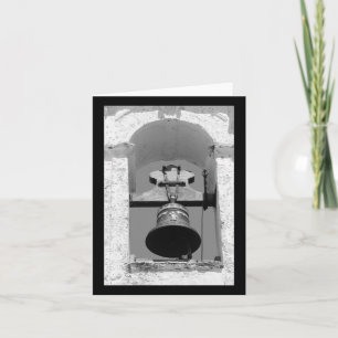 Carte Chapelle Bell Faro Sticker Vertical noir et blanc