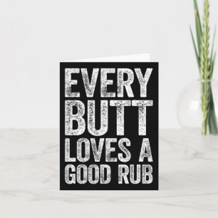 Carte Chaque Butt Aime Une Bonne Chemise Fumeuse Bbq Rub