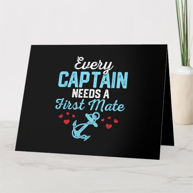 Carte Chaque capitaine a besoin d'un second  (Devant)