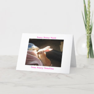 Carte Chaque lapin a besoin, un certain lapin un jour ou