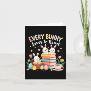 Carte Chaque Lapin Aime Lire Le Livre Ap Jour Pâques