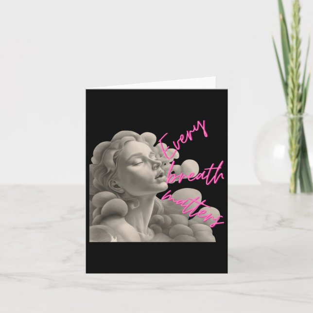 Carte Chaque Souffle De Don Pour Le Plaisir De L'Esprit  (Devant)