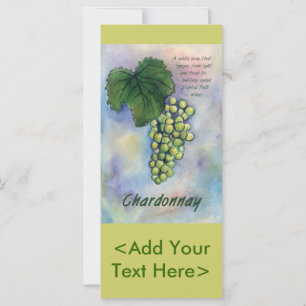 Carte Chardonnay Wine Graphe & Description Rack