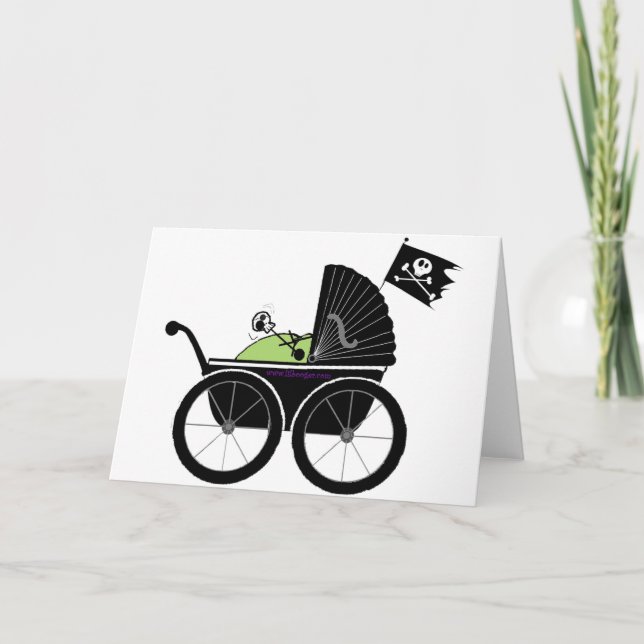Carte chariot bébé (Devant)