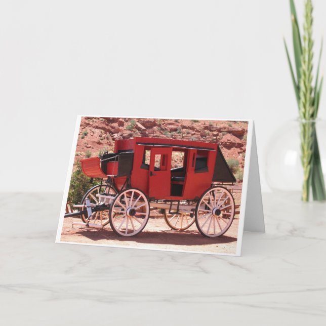 Carte Chariot de rouge de vallée de monument (Devant)