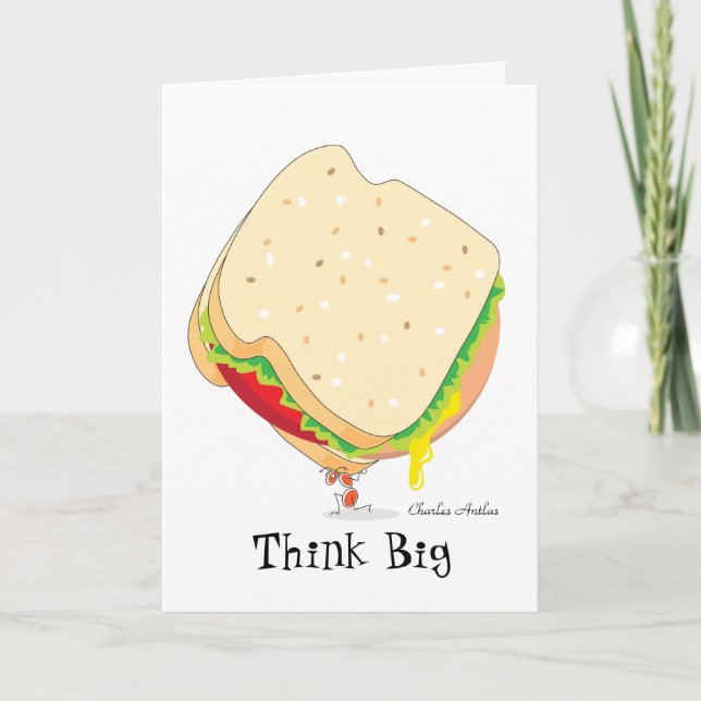 Carte Charles Antlas_Think Big_Graduation card (Devant)
