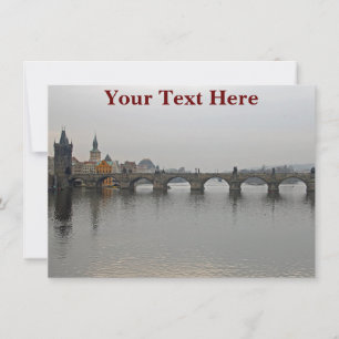 Carte Charles Bridge personnalisable, Prague