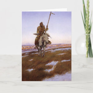 Carte Charles Marion Russell - Indien cri