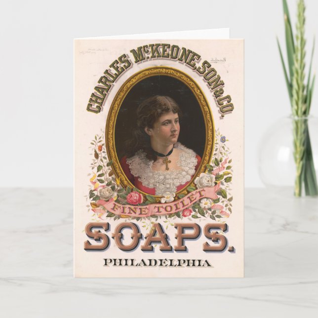 Carte Charles McKeone, Son & Co., Antique Soap Ad (Devant)