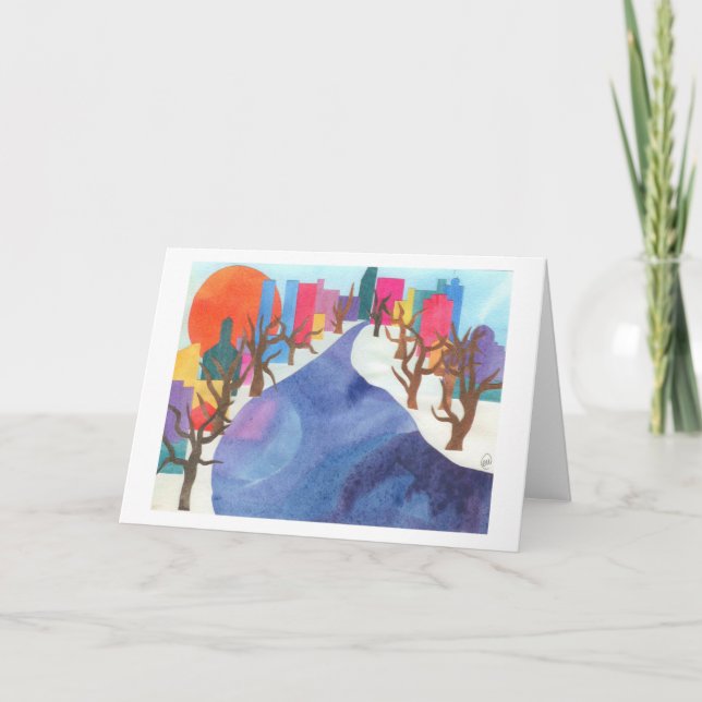 Carte Charles River à l'hiver (Devant)