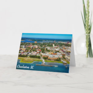 Carte Charleston Caroline du Sud City Skyline Photo