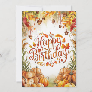 Carte Charmant Petit Cosy Automne Automne Tombe Joyeux A