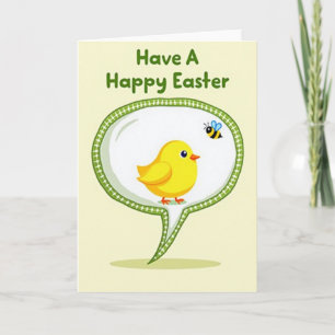 Carte charmante d'oiseau de printemps