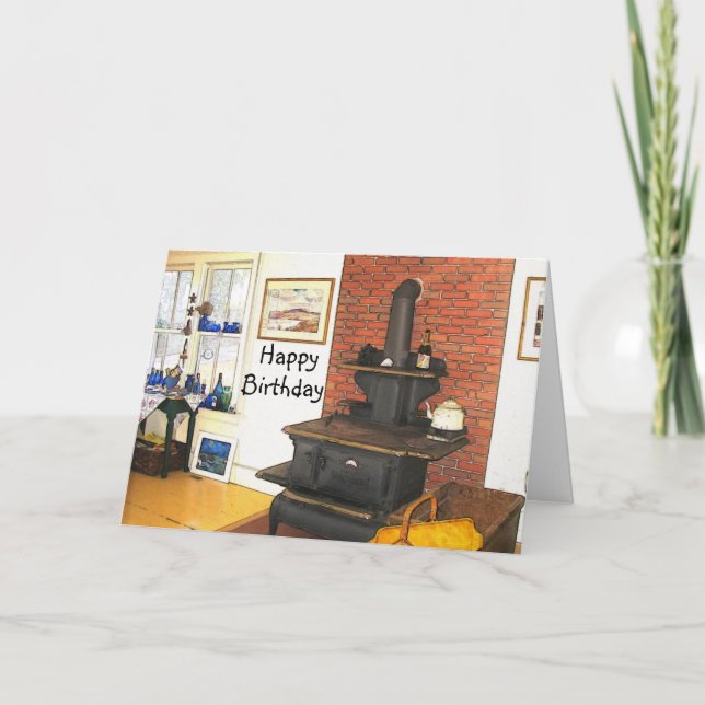 Carte Charmante ferme en bois (Devant)