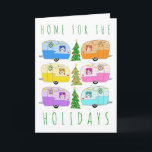 Carte Charming Christmas Camper Vintage Trailer RV Xmas<br><div class="desc">J'espère que vous aimez ce design de vacances. Ajoutez votre propre texte à l'avant ou à l'intérieur. Consultez ma boutique pour trouver des articles plus assortis comme des autocollants, des tasses, des serviettes, du papier d'emballage ainsi que d'autres motifs de vacances. Merci d'avoir fait des emplettes avec moi ! Si...</div>