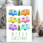 Carte Charming Christmas Camper Vintage Trailer RV Xmas<br><div class="desc">J'espère que vous aimez ce design de vacances. Ajoutez votre propre texte à l'avant ou à l'intérieur. Consultez ma boutique pour trouver des articles plus assortis comme des autocollants, des tasses, des serviettes, du papier d'emballage ainsi que d'autres motifs de vacances. Merci d'avoir fait des emplettes avec moi ! Si...</div>