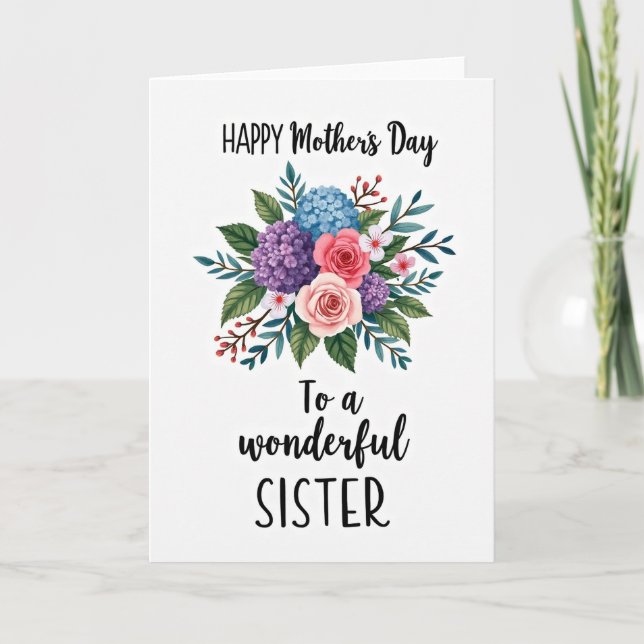 Carte Charming Mothers Day Script Card (Devant)