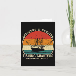 Carte Chartes De Pêche Dufresne Et Redding - Bo Vintage