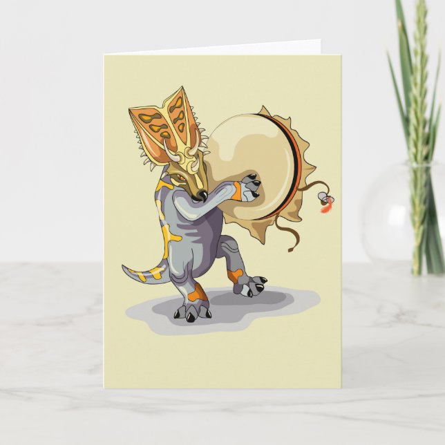 Carte Chasmosaurus Dansant Un Rituel De Shaman (Devant)