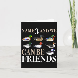 Carte Chasse au canard Chasseurs de gibier d'eau Canard
