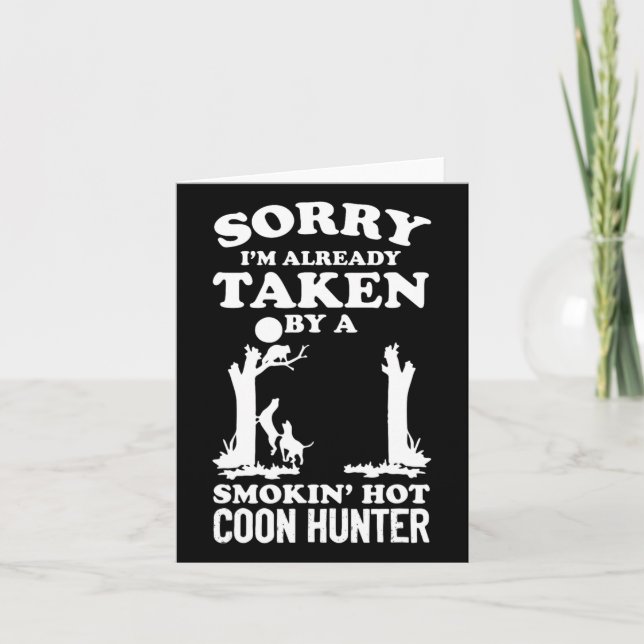 Carte Chasse Au Coon Chasse Au Coon Chasseurs De Coon (Devant)