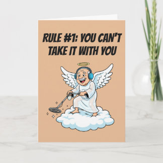 Carte Chasse au trésor Ange Ciel Anniversaire Blague