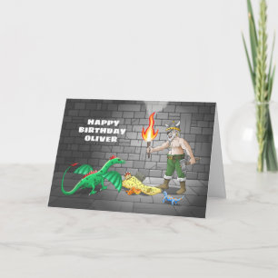 Carte Chasse au trésor d'anniversaire Viking