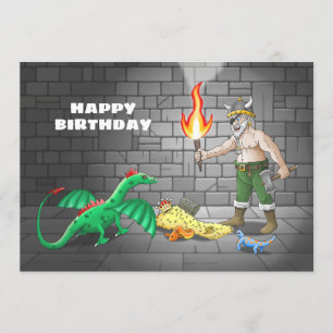 Carte Chasse au trésor d'anniversaire Viking