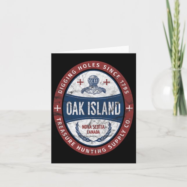 Carte Chasse au trésor de l'île de chêne Chevalier Templ (Devant)