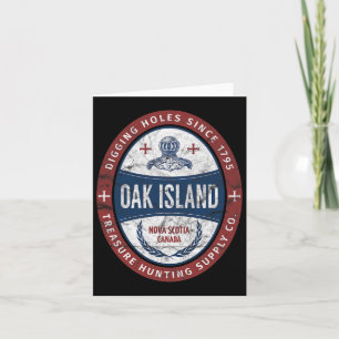 Carte Chasse au trésor de l'île de chêne Chevalier Templ