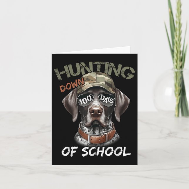 Carte Chasse De Buck 100 Jours De Chien D'École 100E Jou (Devant)