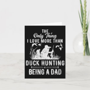 Carte Chasse De Canard Drôle Avec Papa Chien Don Pour Ch