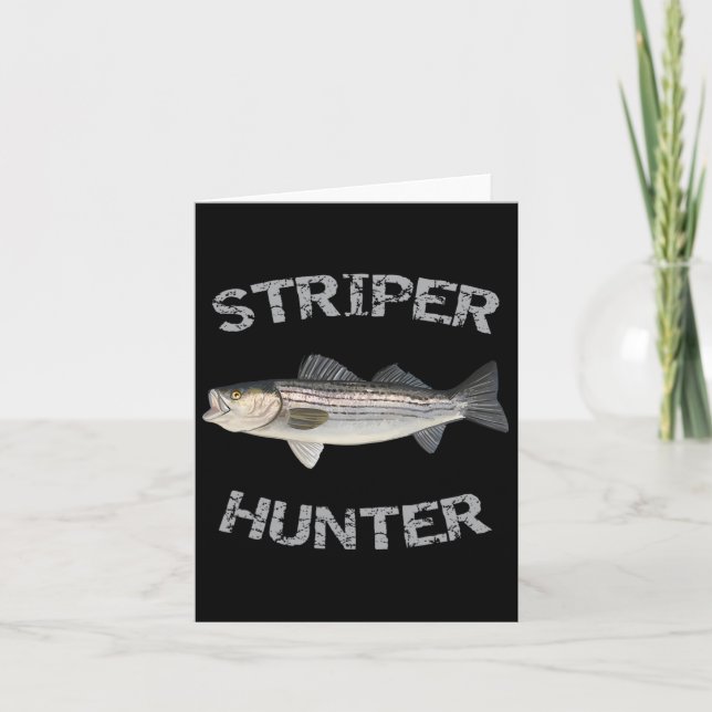 Carte Chasseur à rayures B tripède Chemise de pêche (Devant)