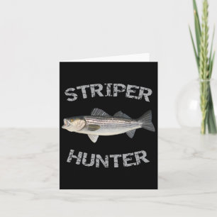 Carte Chasseur à rayures B tripède Chemise de pêche