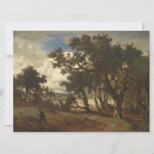 Carte Chasseur dans un paysage rural