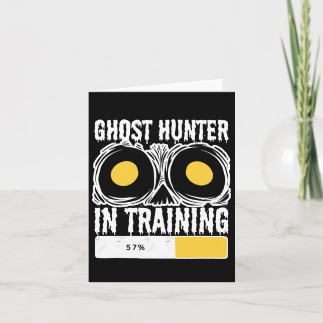 Carte Chasseur De Fantômes En Formation Halloween Chasse (Devant)