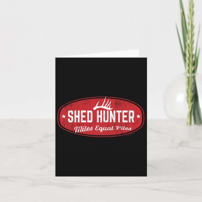 Carte Chasseur Shed Antler Whitetail (Devant)