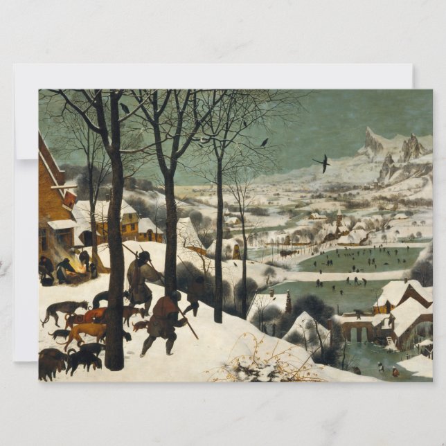 Carte Chasseurs dans la neige (de Pieter Bruegel l'Ancie (Devant)