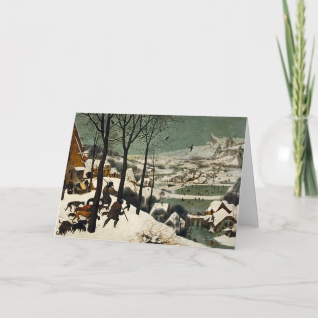 Carte Chasseurs dans la neige par Pieter Bruegel l'aîné (Devant)