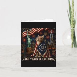 Carte Chat 250 Ans De Dom 250e Anniversaire 1776 2026