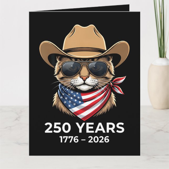 Carte Chat 4 juillet (Devant)