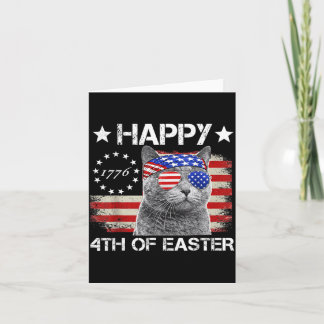 Carte Chat 4 juillet s Meowica Merica Hommes USA América