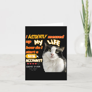 Carte Chat a accidentellement gâché ma vie Comment recom